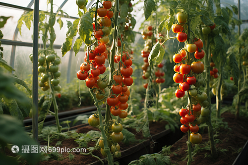 盛夏紅寶石 現(xiàn)代科技賦能下的番茄培育豐收?qǐng)D景